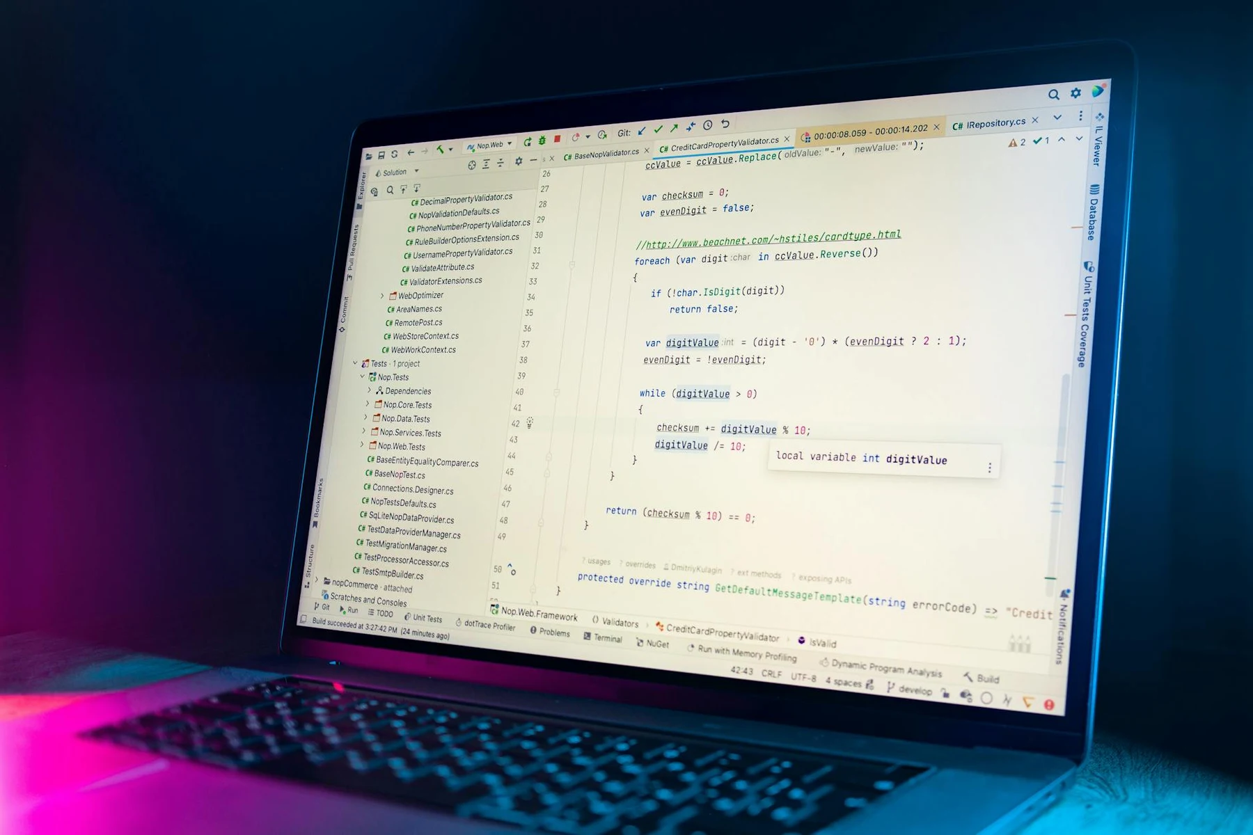Product team reviewing data for machine learning app development