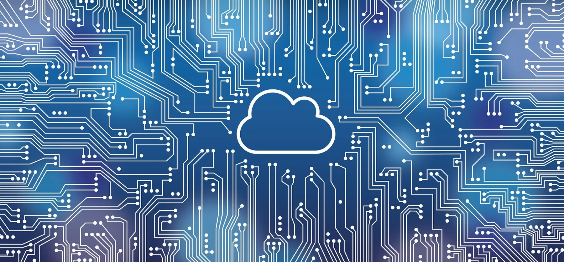 Cloud computing transforming custom illustration