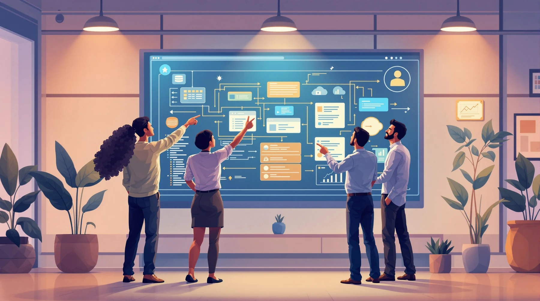 Cross database migration solving illustration