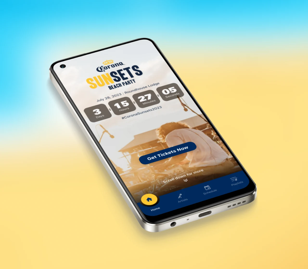 Corona app screen